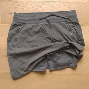 Athleta Trekkie North Skort Skirt Olive Green 12T